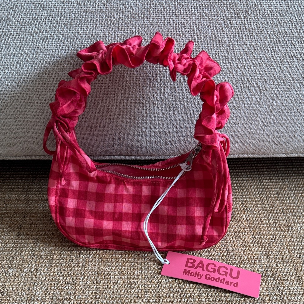 BAGGU Molly Goddard Mini Ruffle Cresent Bag